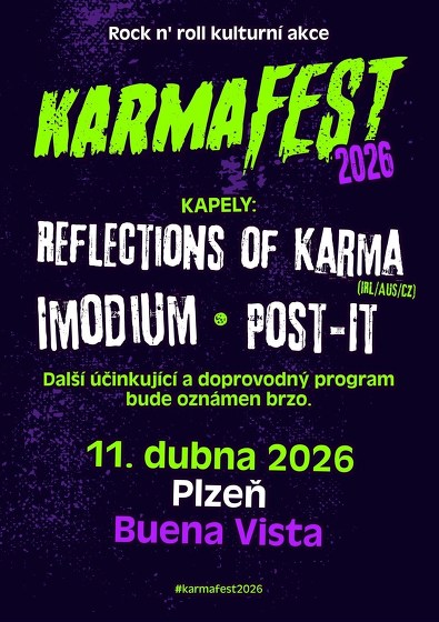 Plakát události KarmaFest Plzeň 2026