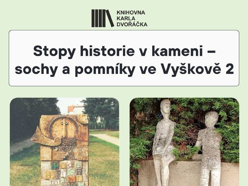 Plakát události Stopy historie v kameni – sochy a pomníky ve Vyškově 2