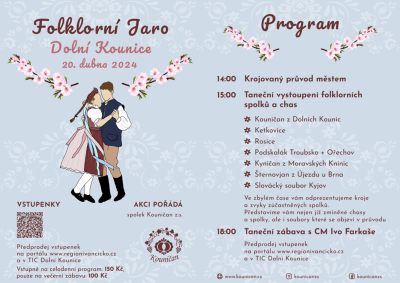 Plakát události Folklorní jaro