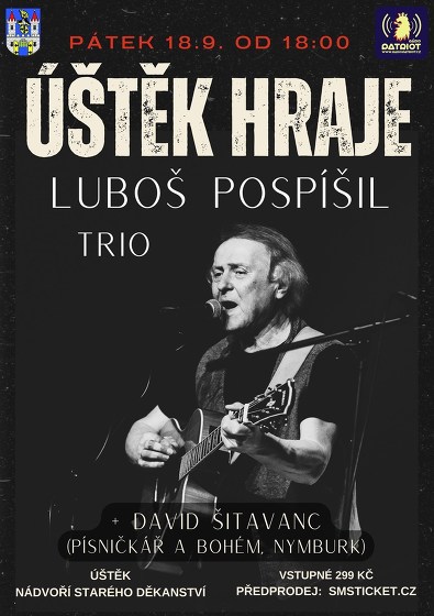 Plakát události Úštěk hraje - Luboš Pospíšil Trio