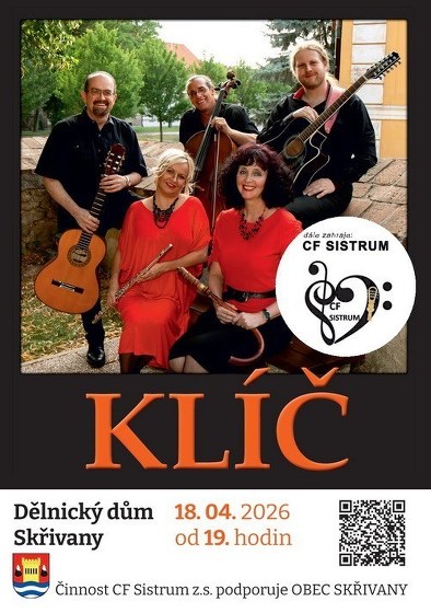 Plakát události KLÍČ & CF Sistrum