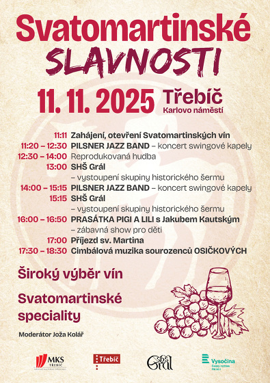 Plakát události Svatomartinské slavnosti