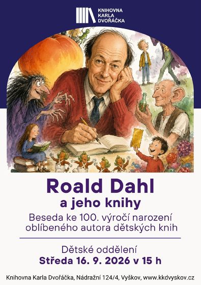 Plakát události Roald Dahl a jeho knihy