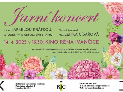 Plakát události Jarní koncert v Ivančicích