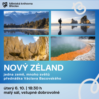 Plakát události Přednáška Nový Zéland