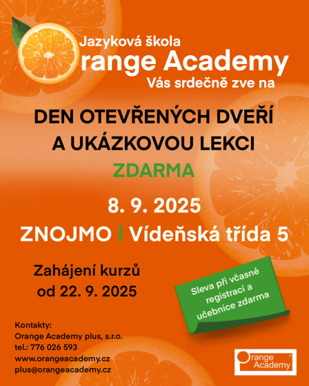 Plakát události Den otevřených dveří a ukázková lekce zdarma