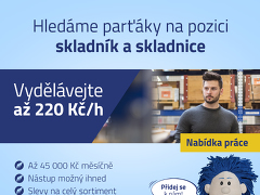 Mironet a.s. nabízí práci na pozici Skladník/Skladnice Nupaky v obci Říčany