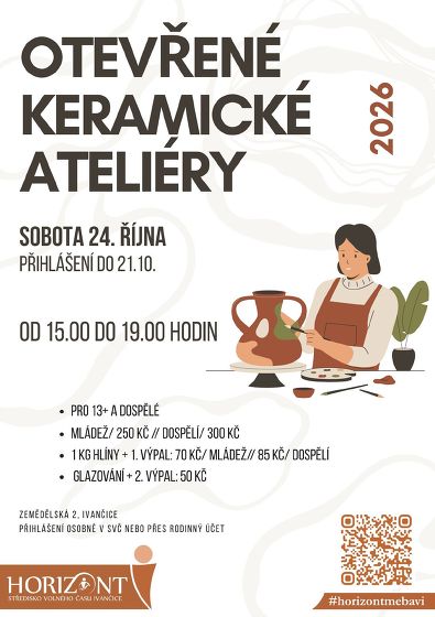 Plakát události Otevřený keramický ateliér říjne 26-2