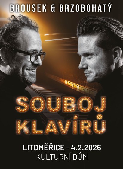 Plakát události Souboj Klavírů v Litoměřicích
