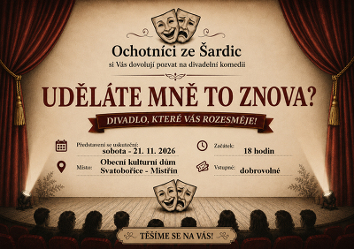 Plakát události Uděláte mně to znova?