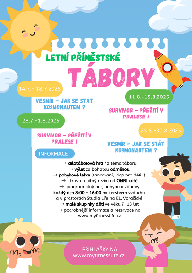 Plakát události Příměstský tábor VESMÍR
