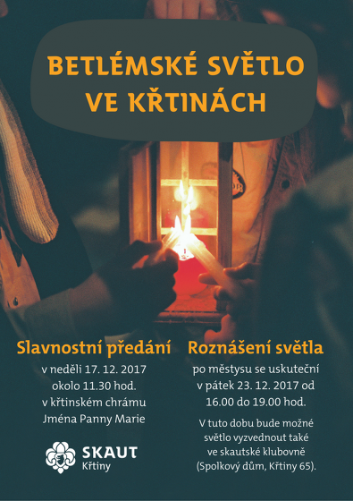 Plakát události Betlémské světlo