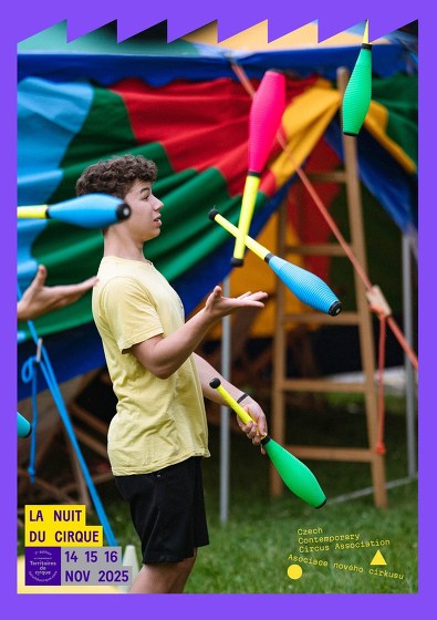 Plakát události Zkrat(ka) cirkus! – Cirkus Le Grando (La Nuit du Cirque)