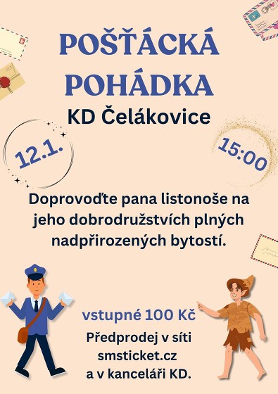 Plakát události Pošťácká pohádka