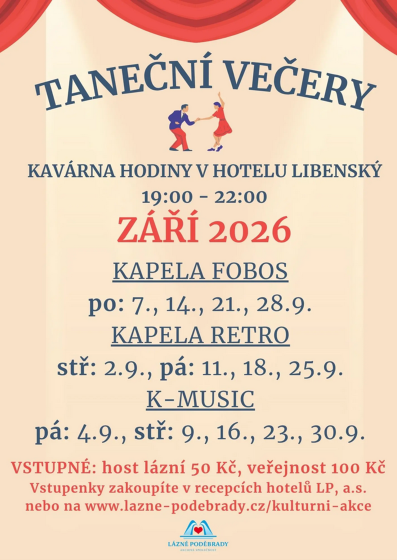 Plakát události Taneční večery