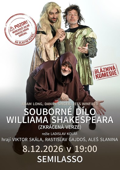Plakát události Souborné dílo Williama Shakespeara (zkrácená verze)