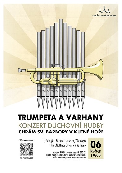 Plakát události Trumpeta a varhany - Konzert duchovní hudby