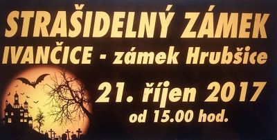 Plakát události Strašidelný zámek Hrubšice