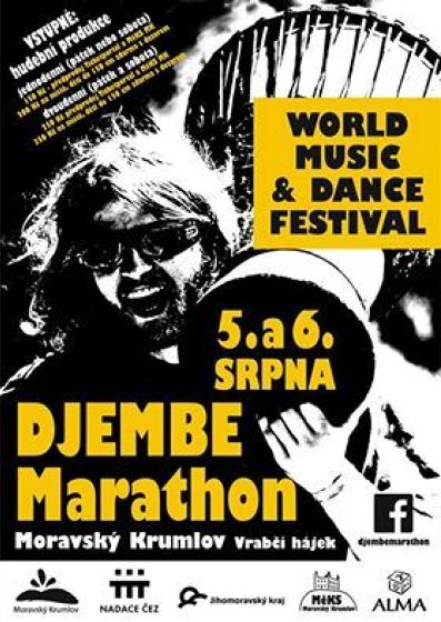 Plakát události Djembe Marathon - Festival africké hudby