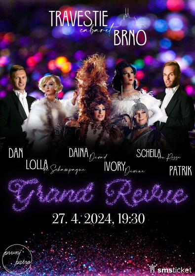 Plakát události Grand Revue Travestie Cabaret Brno