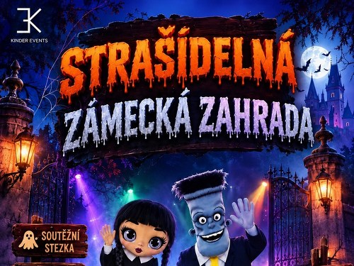 Plakát události STRAŠIDELNÁ ZÁMECKÁ ZAHRADA ŽDÁNICE
