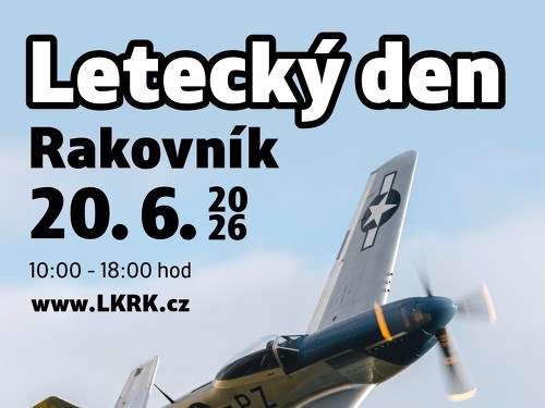 Plakát události Letecký den 80. let letiště Rakovník