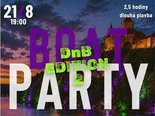 Plakát události Boat Party x Brněnská přehrada x DnB edition vol. 2
