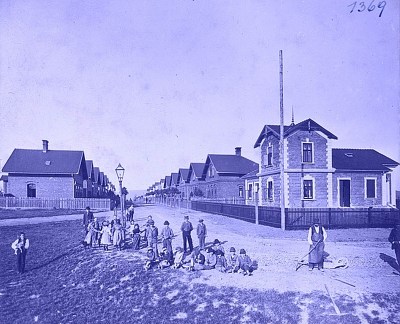 Plakát události Tvrze ideálního bydlení. Černá Pole 1905‒1925
