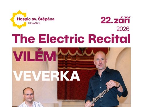 Plakát události Vilém Veverka - The Electric Recital / benefiční koncert