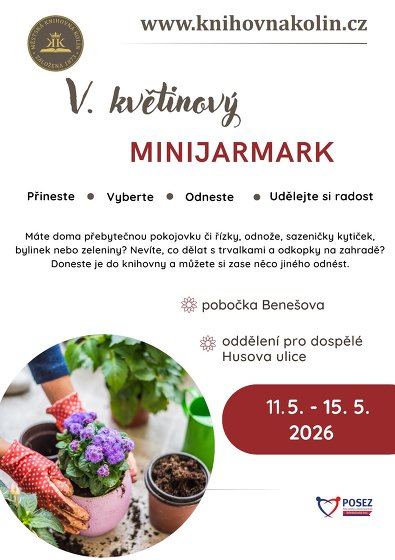 Plakát události V. květinový minijarmark