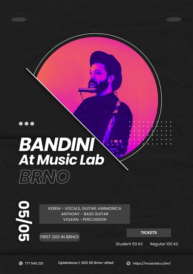 Plakát události BANDINI