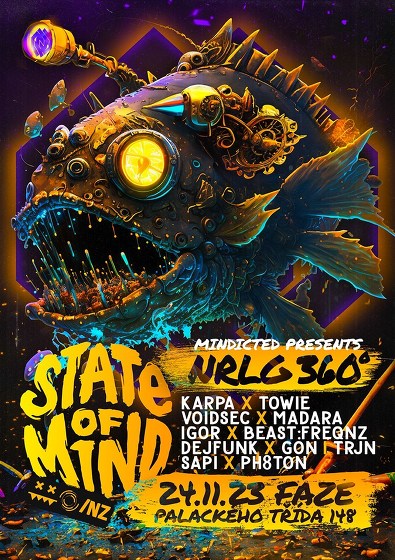 Plakát události NRLG w/ State of Mind /NZ/
