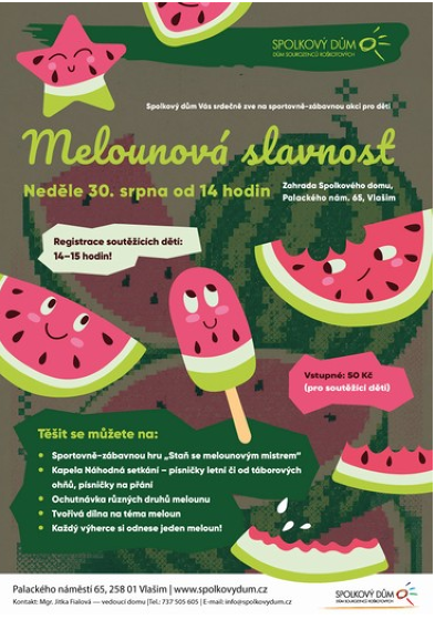 Plakát události Melounová slavnost