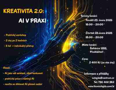 Plakát události Kreativita 2.0: AI v praxi