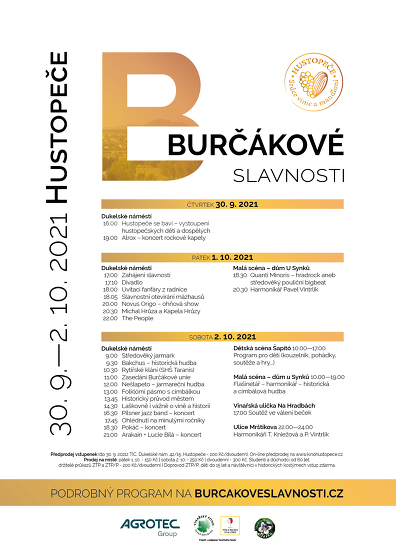 Plakát události Burčákové slavnosti