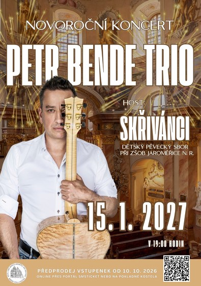 Plakát události PETR BENDE TRIO - novoroční koncert