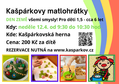 Plakát události Kašpárkovy matlohrátky - Den Země