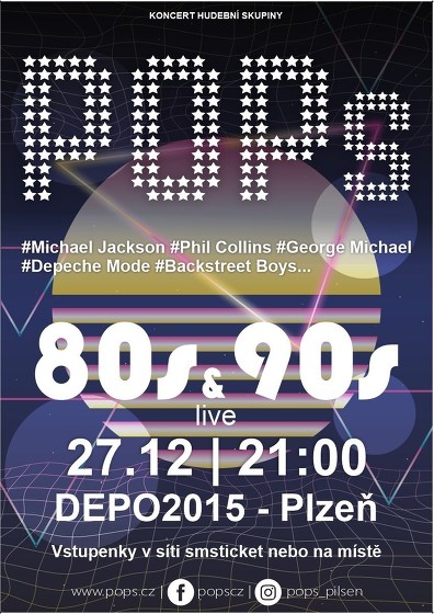 Plakát události POPs # Best Of 80s & 90s