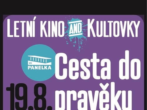 Plakát události LETNÍ KINO & KULTOVKY na Panelce: Cesta do pravěku
