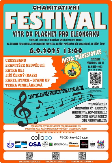 Plakát události Festival - vítr do plachet pro Eleonorku