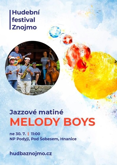 Plakát události MELODY BOYS: Jazzové matiné
