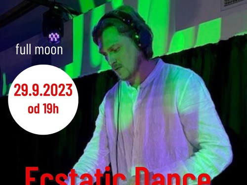 Plakát události Ecstatic dance - tančící srdce
