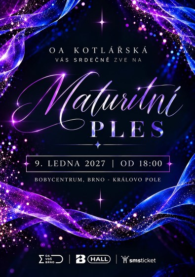 Plakát události Maturitní ples OA Kotlářská