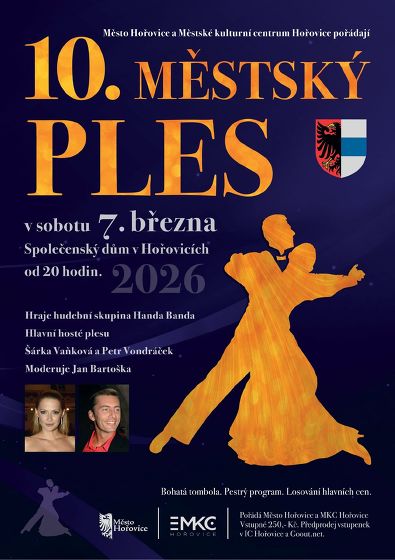 Plakát události 10. ples města Hořovice