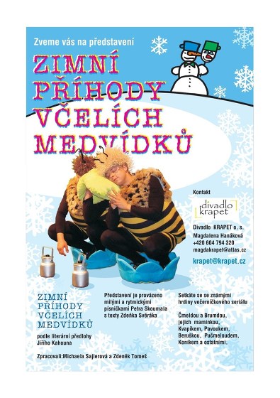Plakát události Zimní příhody včelích medvídků