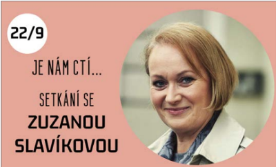 Plakát události Je nám ctí... Setkání se Zuzanou Slavíkovou v Neratovicích