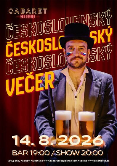 Plakát události Cabaret des Péchés: Večer plný českých a slovenských hitů