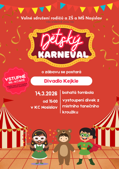 Plakát události Dětský karneval