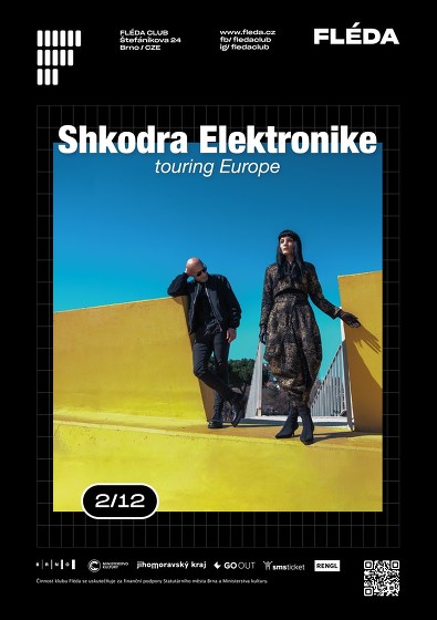 Plakát události Shkodra Elektronike (ALB): Europe tour, new album!