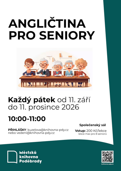 Plakát události Angličtina pro seniory
